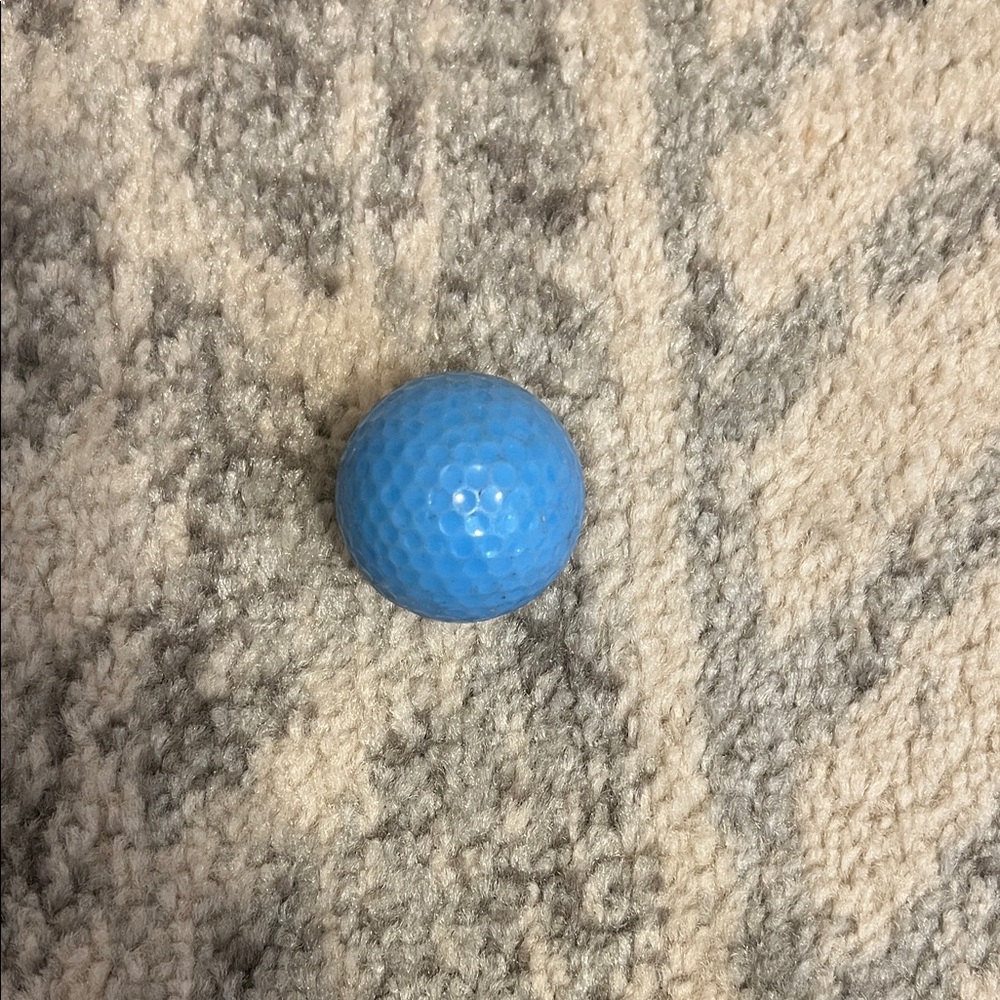 Blue Golf Ball